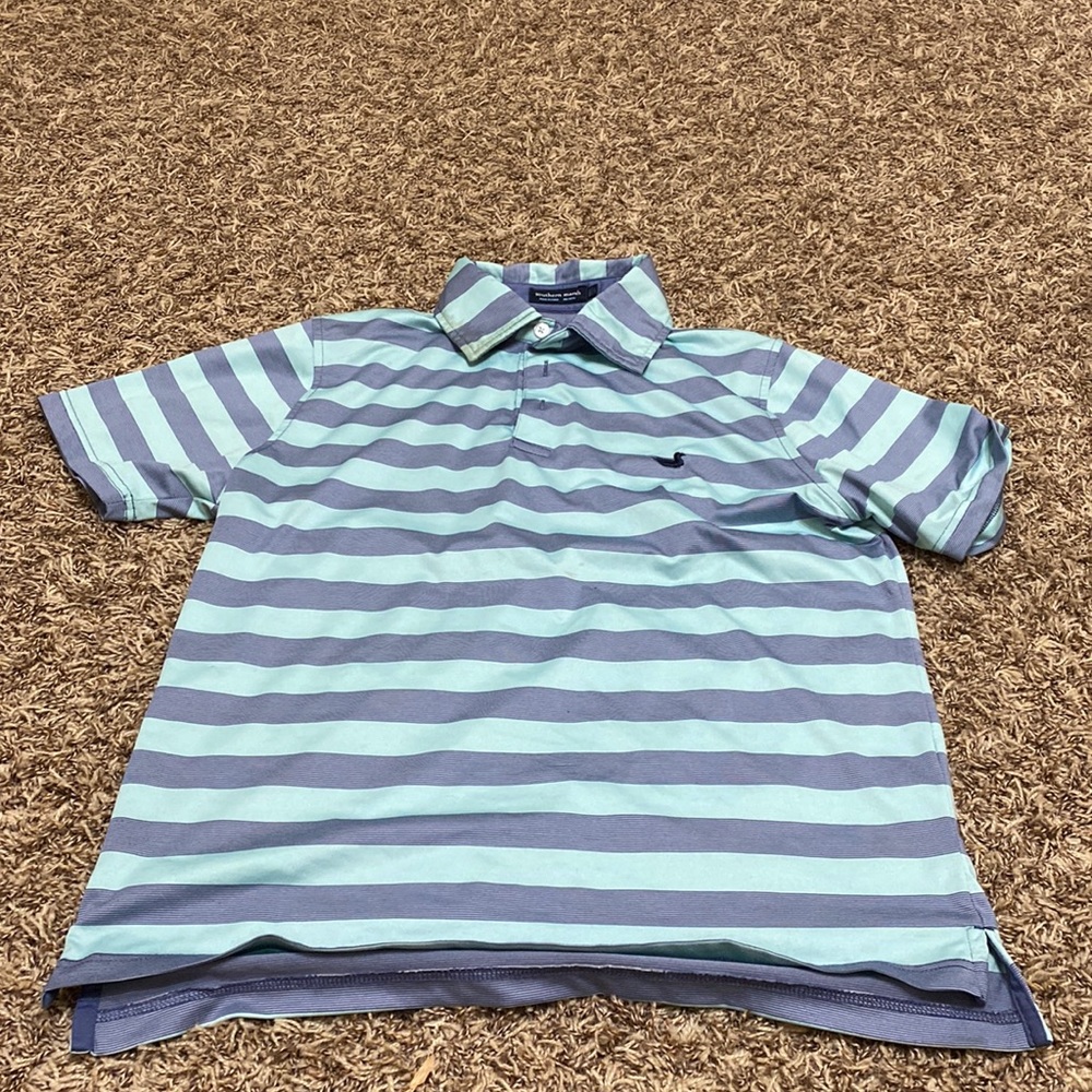 Southern marsh youth large button up short sleeve